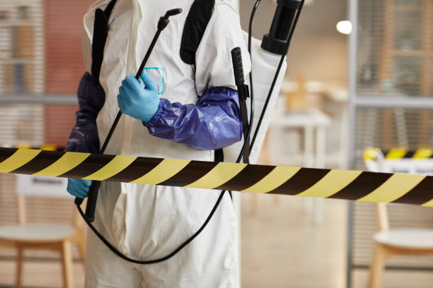 Professional Biohazard Cleanup technician working in Point Pleasant, PA